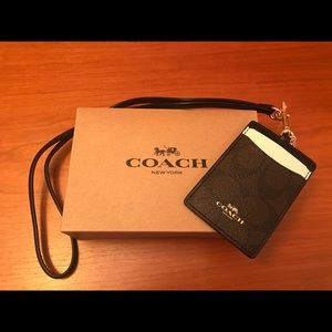 NEW WITH TAGS COACH LANYARD